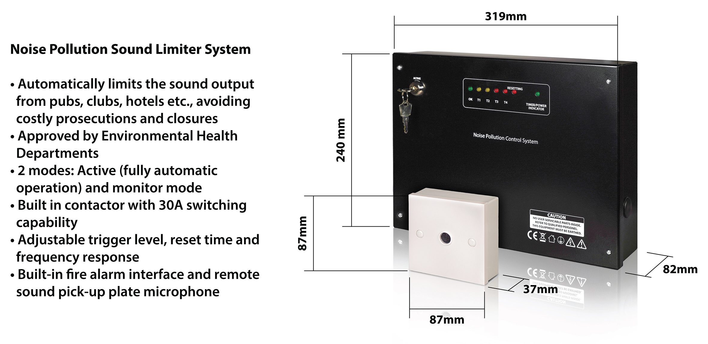 SL2000 Noise Pollution Sound Limiter System | Electrovision