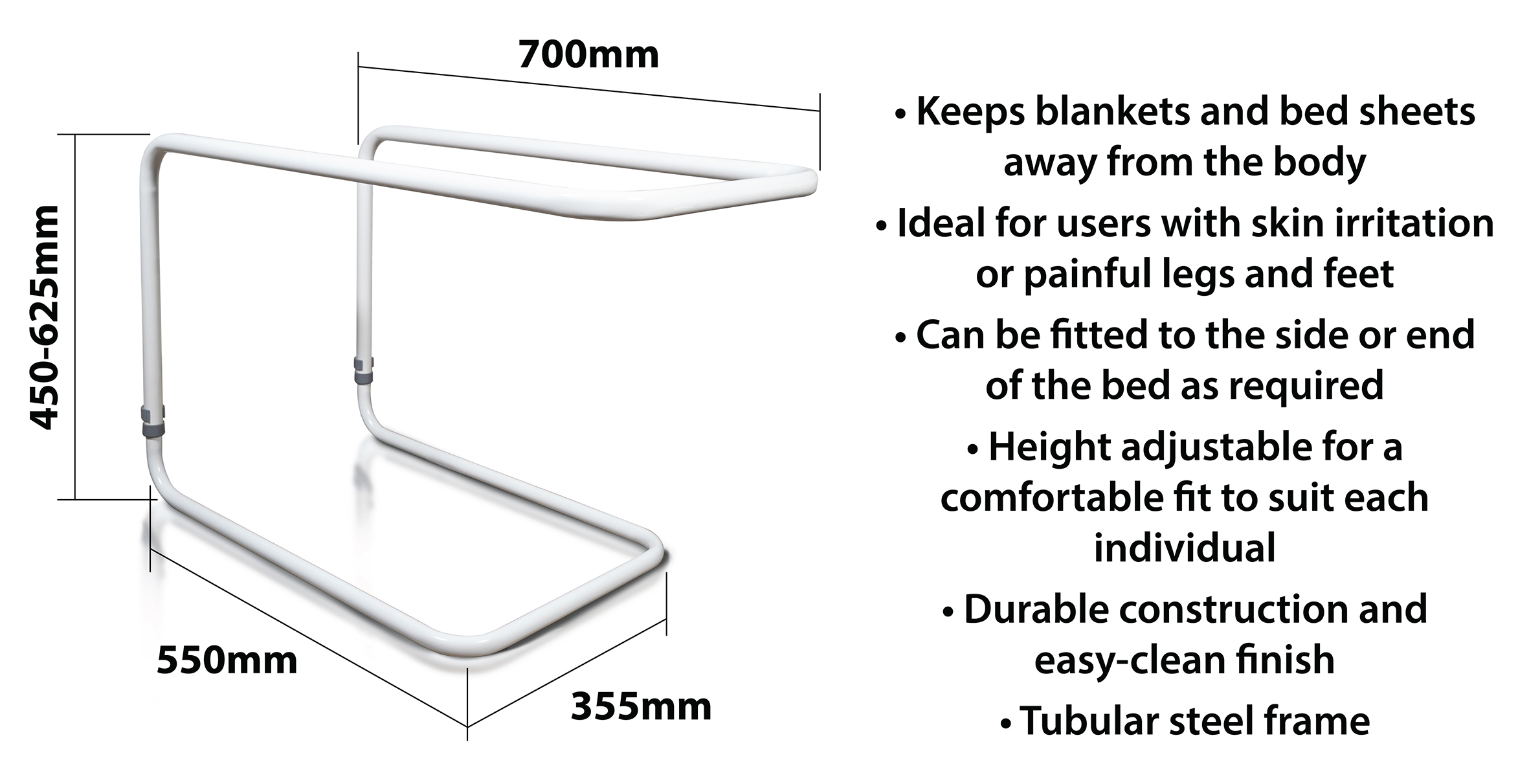 Height Adjustable Bed Cradle | Aidapt