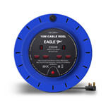 Eagle 2 Socket Cassette Type Cable Extension Reel 13 Amp