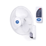 Prem-I-Air 16" Wall Fan with Remote, Timer, 3 Speeds, Oscillation & Adjustable Head