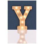 Battery Operated 3D LED Letter Light with Warm White LED