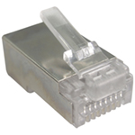 Premium FTP Cat-5e Pass Through RJ45 (8P8PC) Shieled Plugs-Single Priced