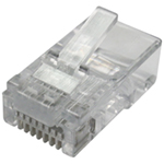 Premium FTP Cat-5e Pass Through RJ45 (8p8PC) Plugs-Single Priced