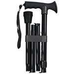 Gel Handled Folding Walking Stick