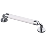 Modern Grab Rail with Beech Wood Handle 400mm