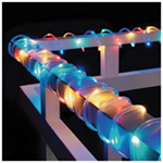 Xmas Haus 10M Multi-Color Festive Christmas Rope Light  Battery Operated